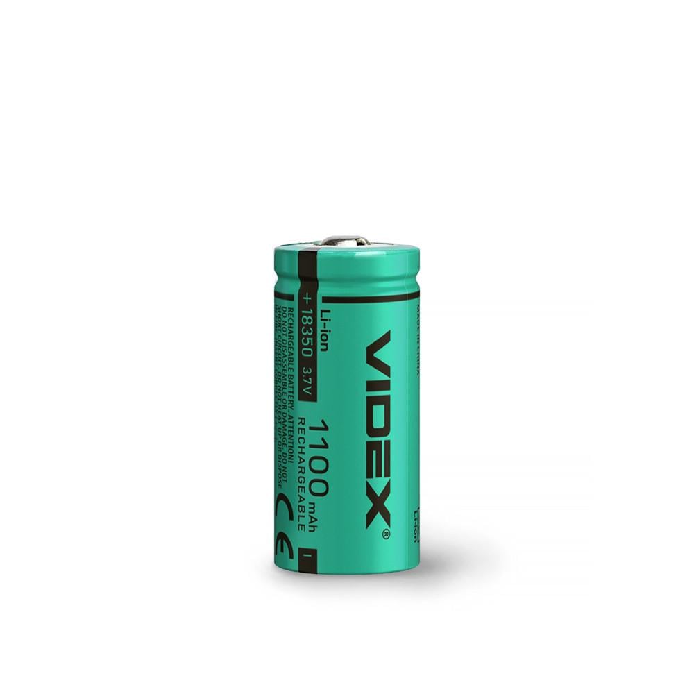 Аккумулятор Videx Li-ion 18350 без защиты bulk 1100 mAh (12725)