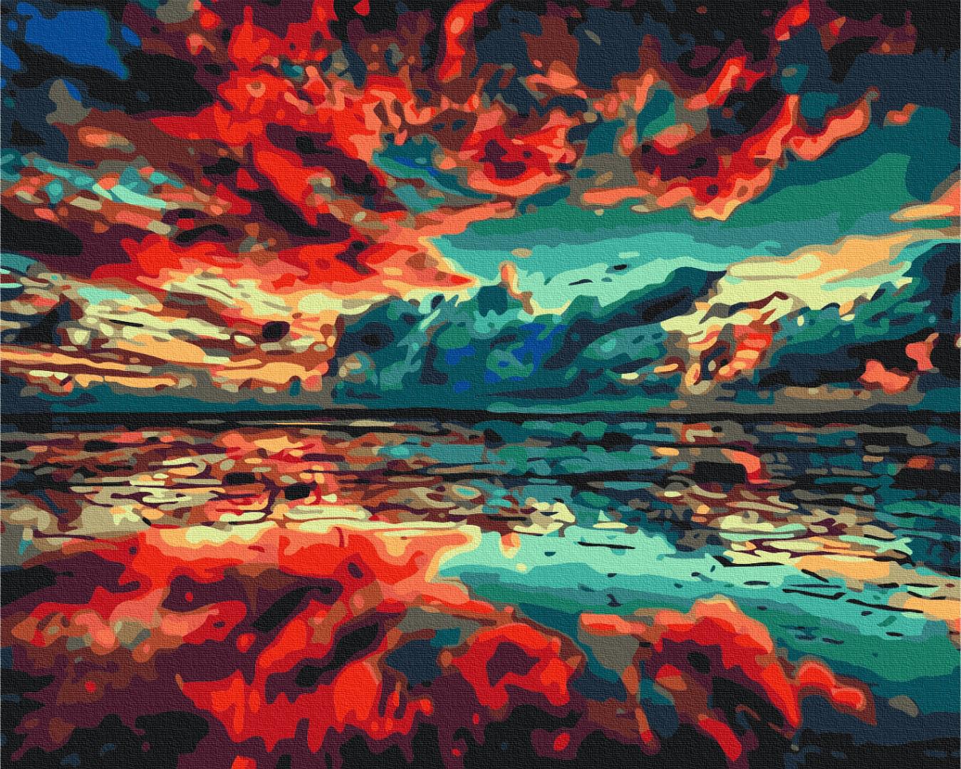 Картина по номерам Brushme Отражение мира 48x60 см (BS52183L)