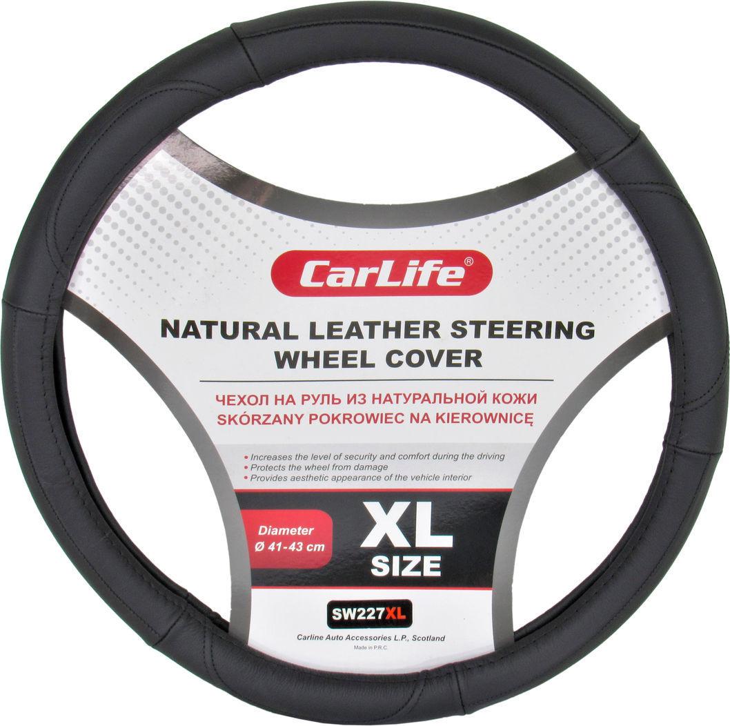 Чехол на руль CarLife XL 41-43 см Черный (0301316) Чехол на руль CarLife XL 41-43 см Черный (0301316)