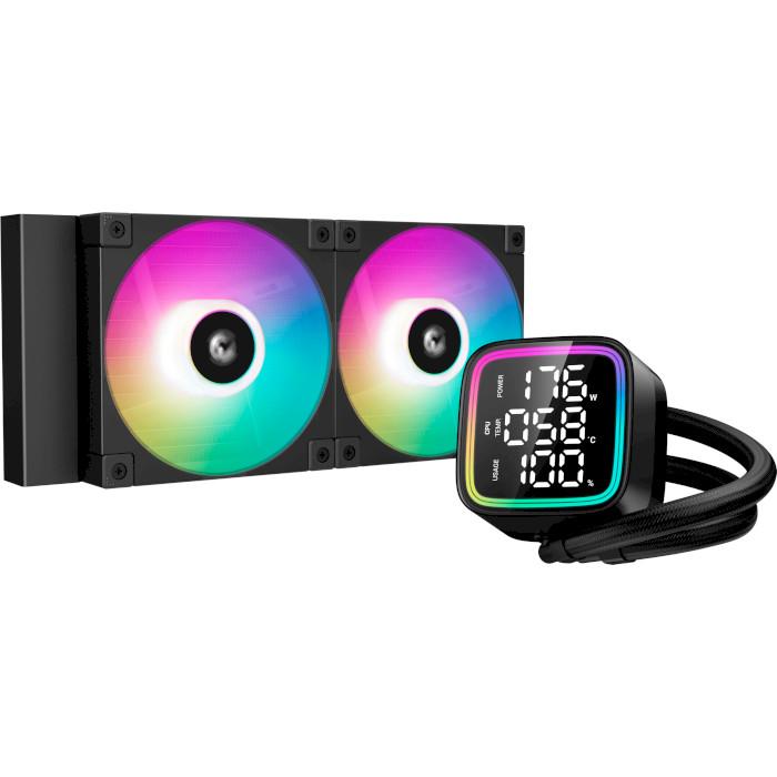 Система водяного охолодження DeepCool Gammaxx LD240 240 мм 4-pin 2 ARGB вентилятора (621621)