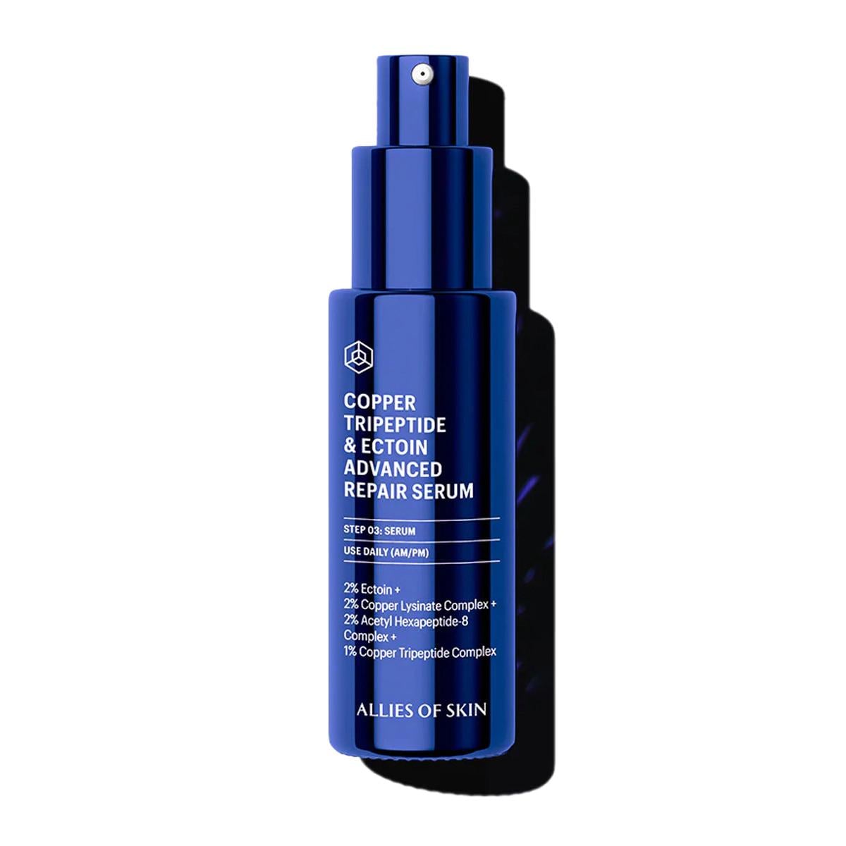 Сыровотка восстанавливающая Allies of Skin Copper Tripeptide & Ectoin Advanced Repair Serum 30 мл