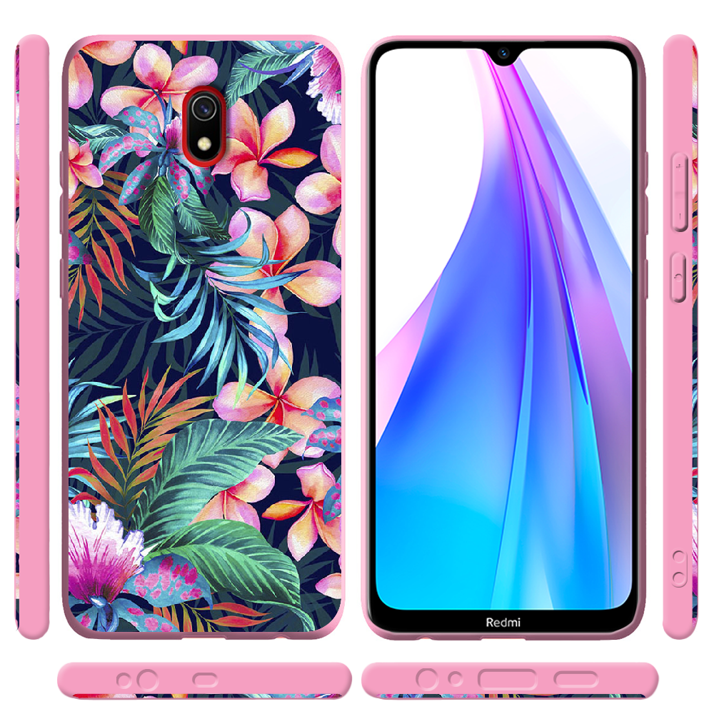 Чохол Boxface Xiaomi Redmi 8A flowers in the tropics Рожевий силікон (38341-up1971-38675) - фото 2 Чохол Boxface Xiaomi Redmi 8A flowers in the tropics Рожевий силікон (38341-up1971-38675) - фото 2