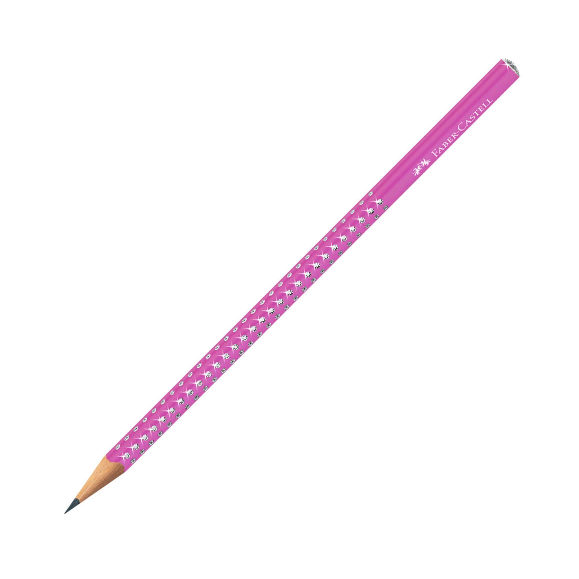 Карандаш чернографитный Faber-Castell GRIP SPARKLE HB Sparkle Elektric Fuchsia (118291) Карандаш чернографитный Faber-Castell GRIP SPARKLE HB Sparkle Elektric Fuchsia (118291)