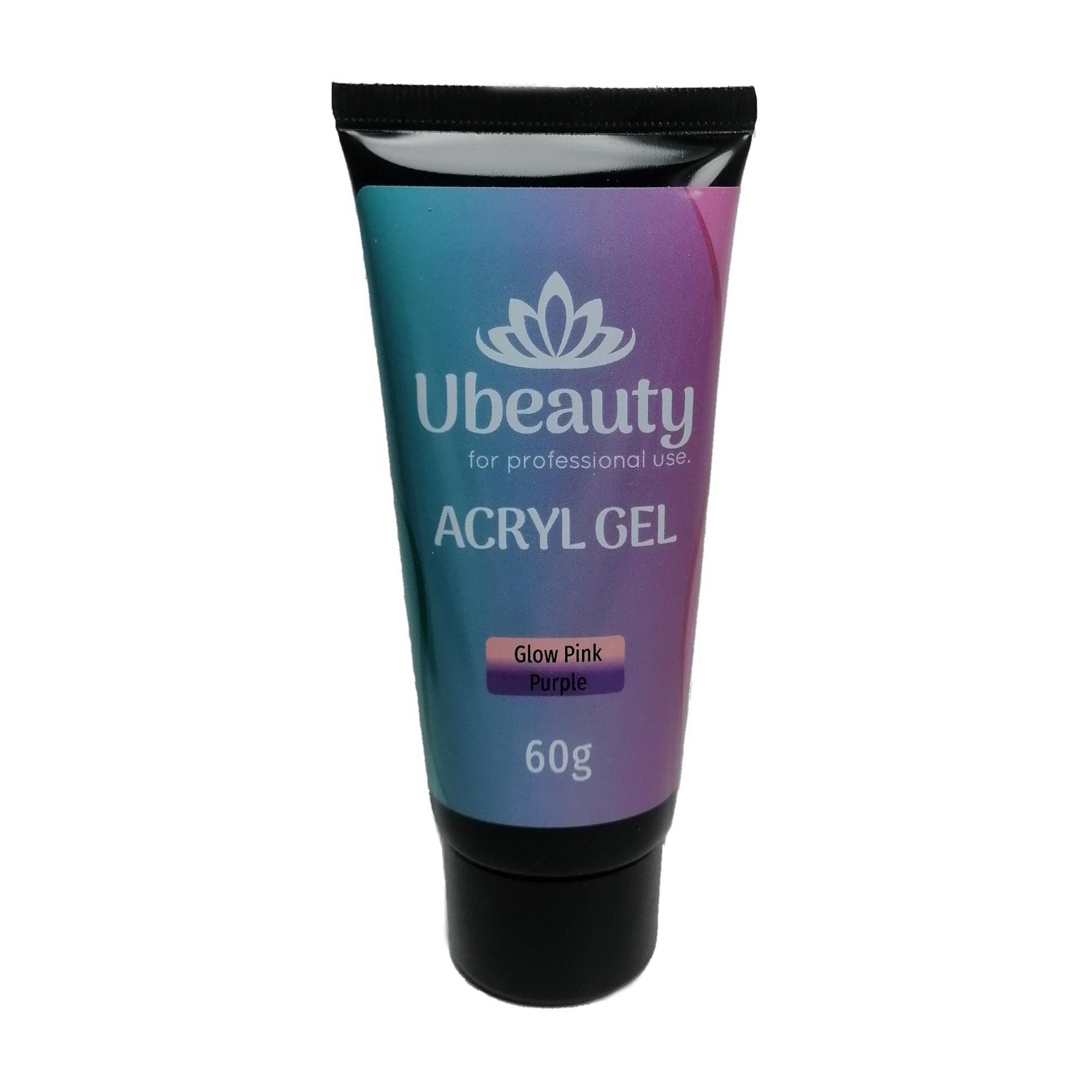 Акрилгель Ubeauty 60 мл Glow pink purple (6800) Акрилгель Ubeauty 60 мл Glow pink purple (6800)