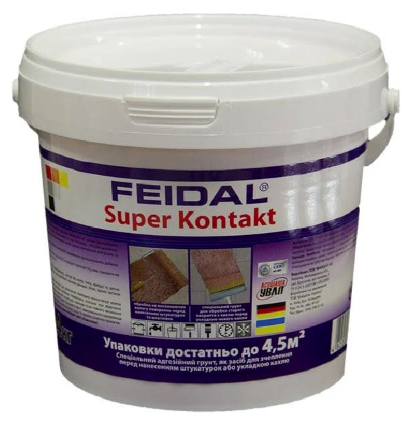 Грунт адгезійний Super Kontakt Feidal 1,4 кг (27581646)