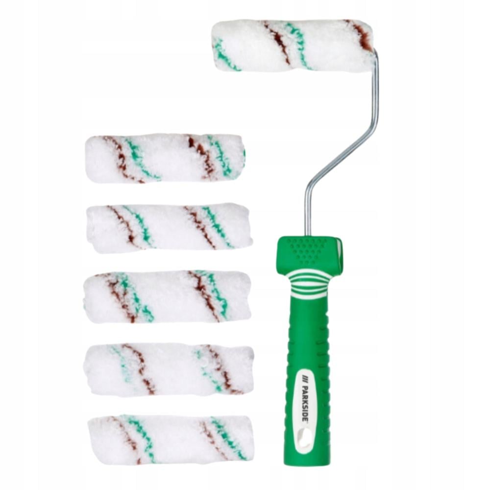 Набір валиків для фарби з ручкою PARKSIDE 6 валиків із ворсом (D1-00490)