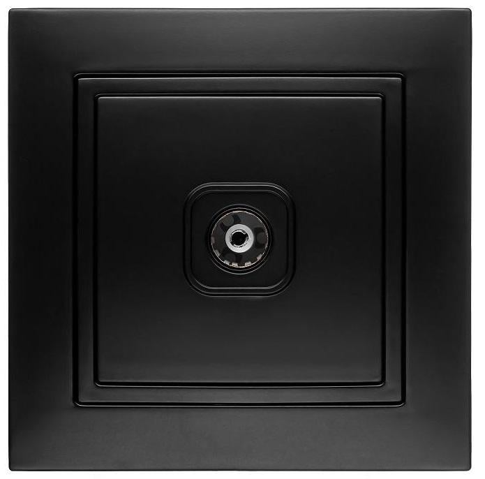 Розетка телевизионная MARSHEL ELEGANT RTL-381 Black