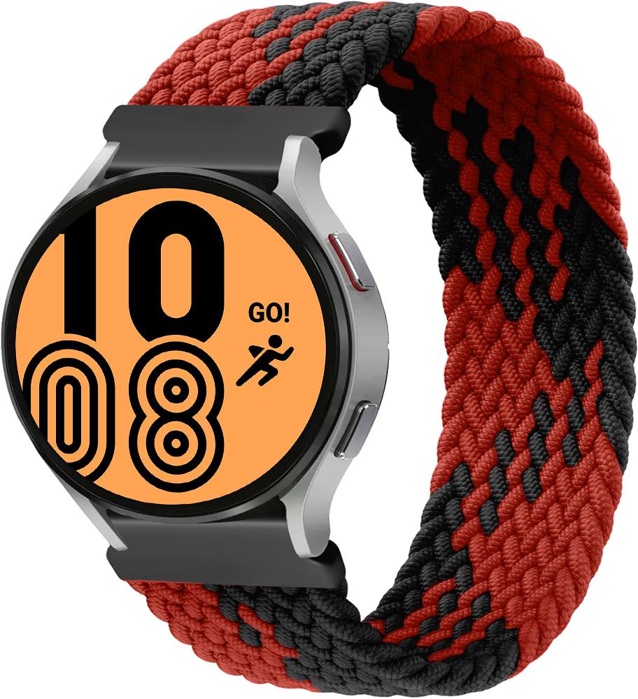 Ремінець Solo Loop Multi для Galaxy Watch 4 44 мм (135 мм) Black Red (23517-44) Ремінець Solo Loop Multi для Galaxy Watch 4 44 мм (135 мм) Black Red (23517-44)