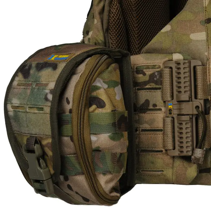 Плитоноска Warmor Gen6 PRO MAX Максимальний набір підсумків Мультикам - фото 8