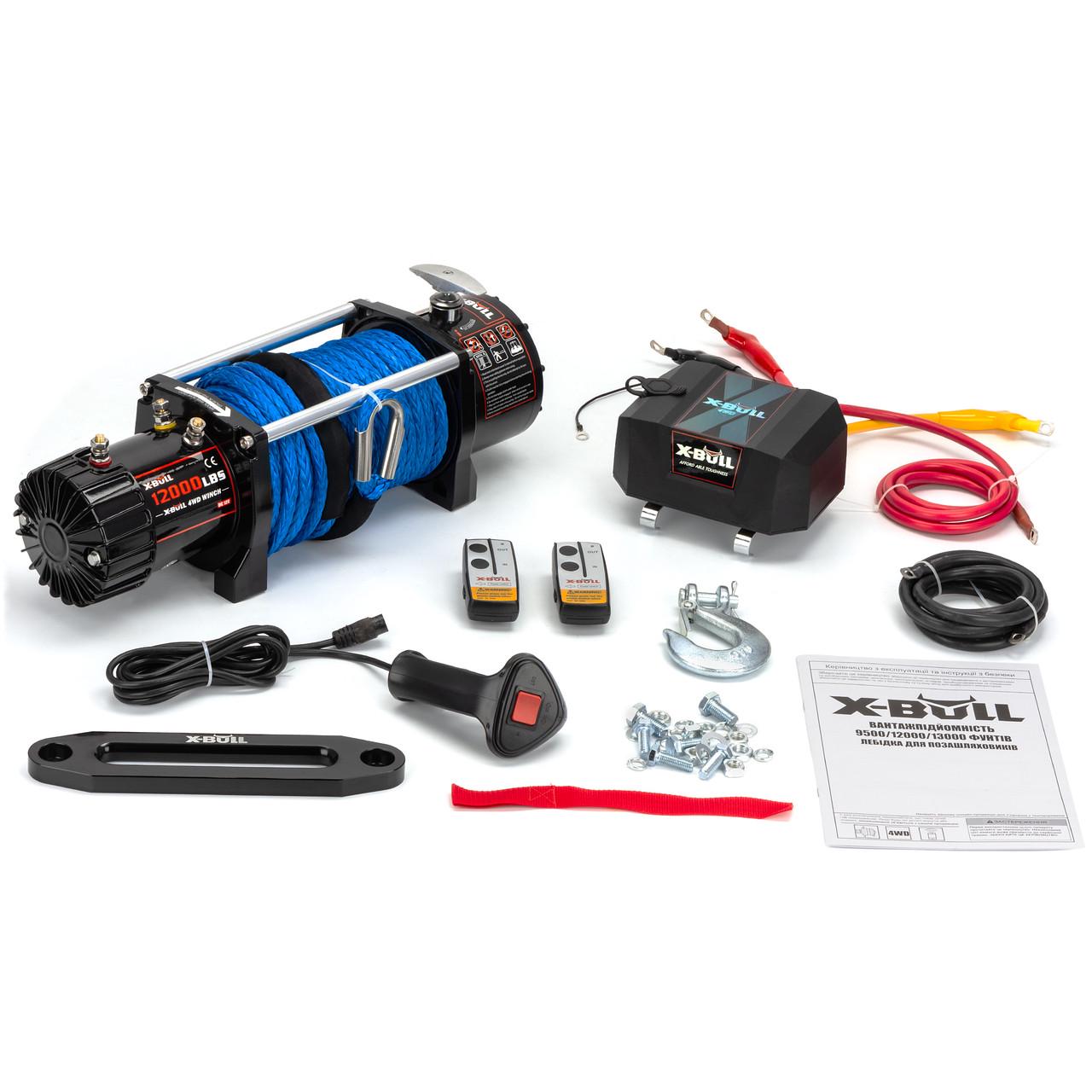 Лебідка автомобільна електрична X-Bull 12000Lbs (1765404134) - фото 2 Лебідка автомобільна електрична X-Bull 12000Lbs (1765404134) - фото 2