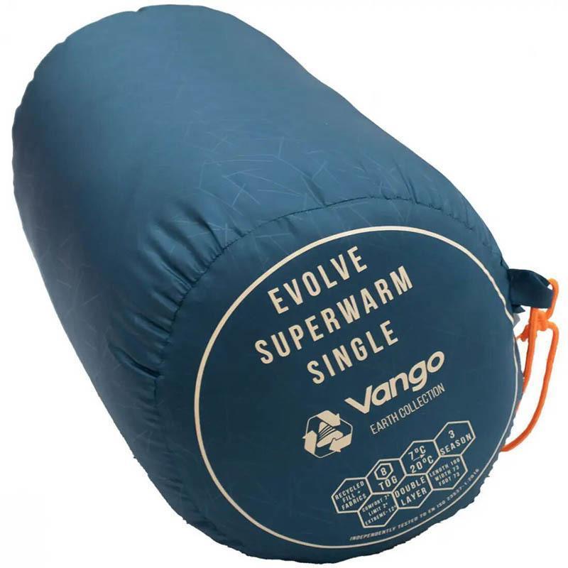 Спальний мішок Vango Evolve Superwarm Single/+2°C Left Moroccan Blue (SBREVOLVEM23TJ8) - фото 4