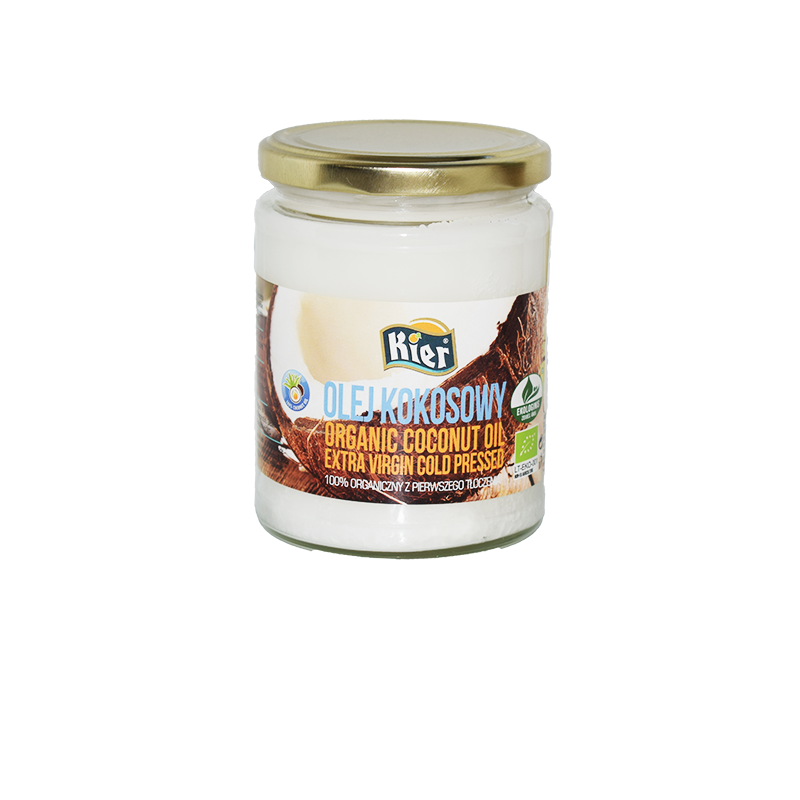 Масло кокосовое Kier Oley kokosowy Organic Coconut oil Extra Virgin cold Pressed 500 г (2552661772)