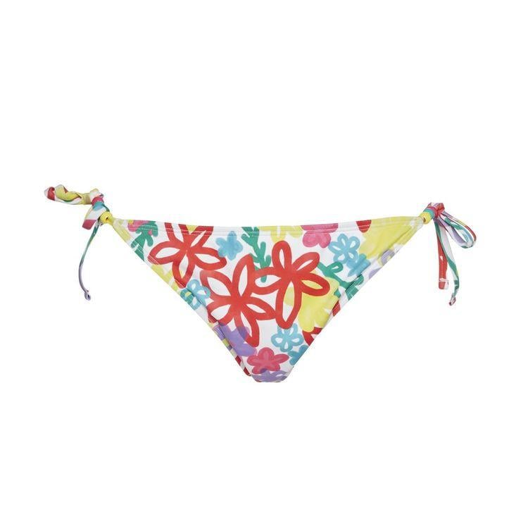 Купальні трусики PRIMARK 21608 Квіти р. 48 Білий