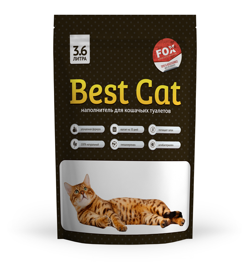 Наполнитель силикагелевый Best Cat 3,6 л White Наполнитель силикагелевый Best Cat 3,6 л White