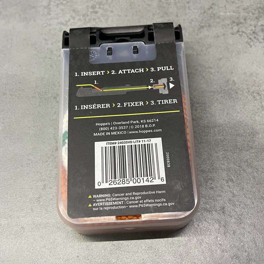 Протяжка Hoppe`s Boresnake Viper Shotgun 24035VD для 12 кал. с бронзовыми ершами и ручкой для протяжки (242711) - фото 4 Протяжка Hoppe`s Boresnake Viper Shotgun 24035VD для 12 кал. с бронзовыми ершами и ручкой для протяжки (242711) - фото 4