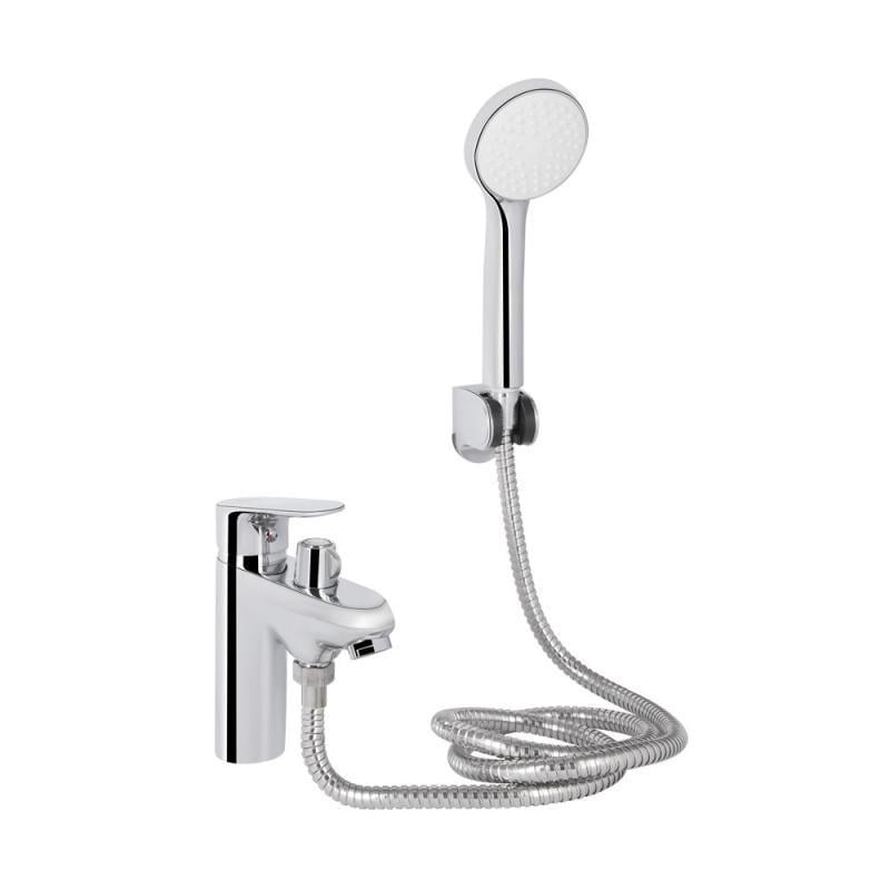 Змішувач для ванни на борт Lidz Tani 011F з душовим гарнітуром