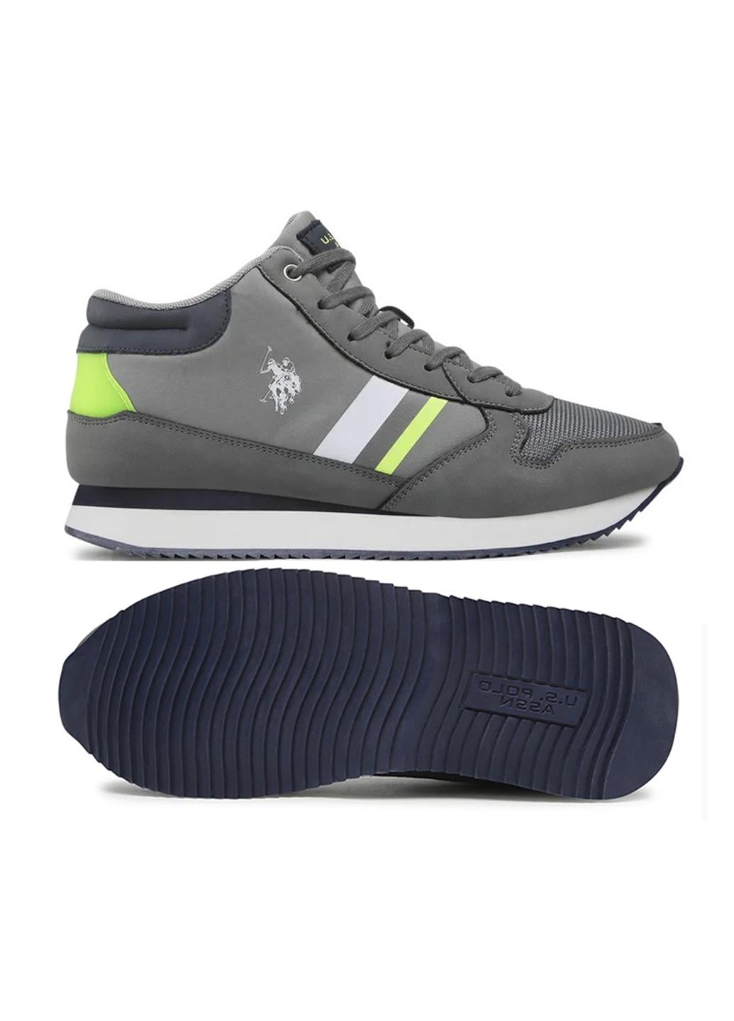 Кроссовки мужские U.S. Polo Assn Nobil008 р. 43 28 см Grey (NOBIL008-GRY001-43)