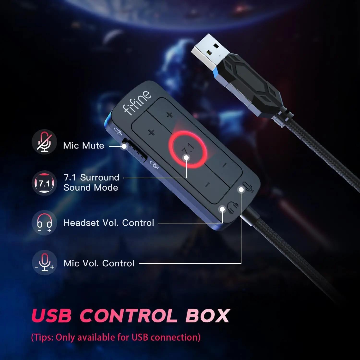 Навушники з мікрофоном FIFINE H9 Black (569017) - фото 7 Навушники з мікрофоном FIFINE H9 Black (569017) - фото 7