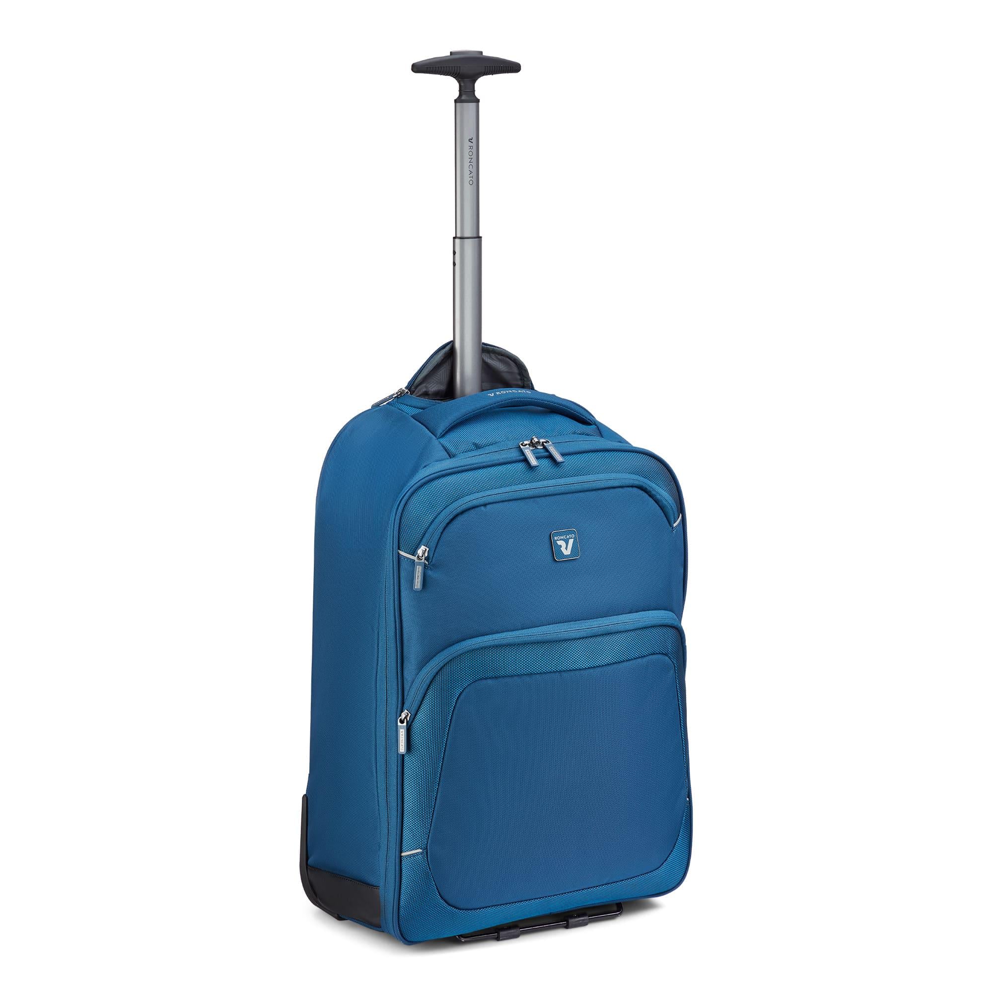 Рюкзак-ручна поклажа на колесах Roncato GATEWAY 416260/03 для Ryanair 55х40х20 см 2,6 кг 40 л 17" Синій (31806897)