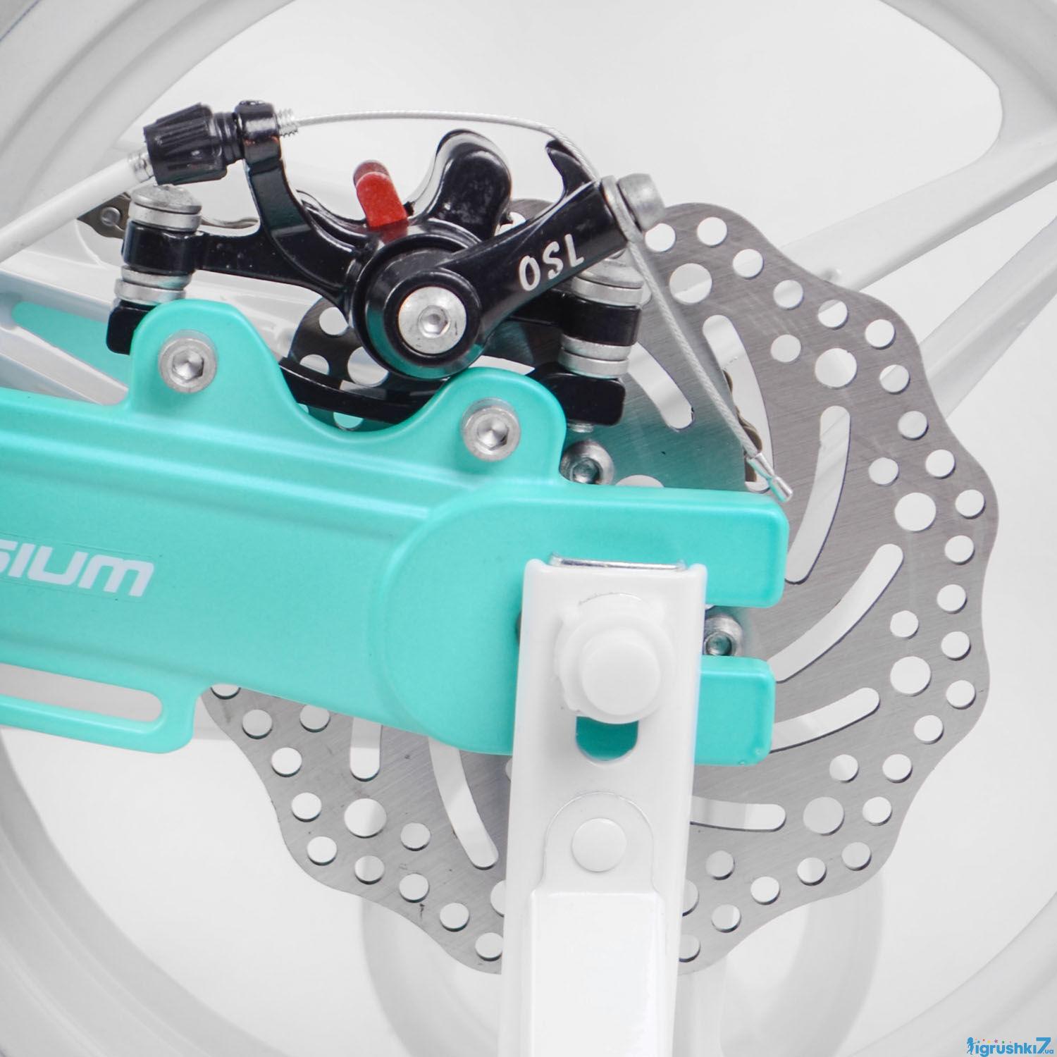 Велосипед двухколесный Corso Revolt 14" детский магниевый Бирюзовый - фото 6