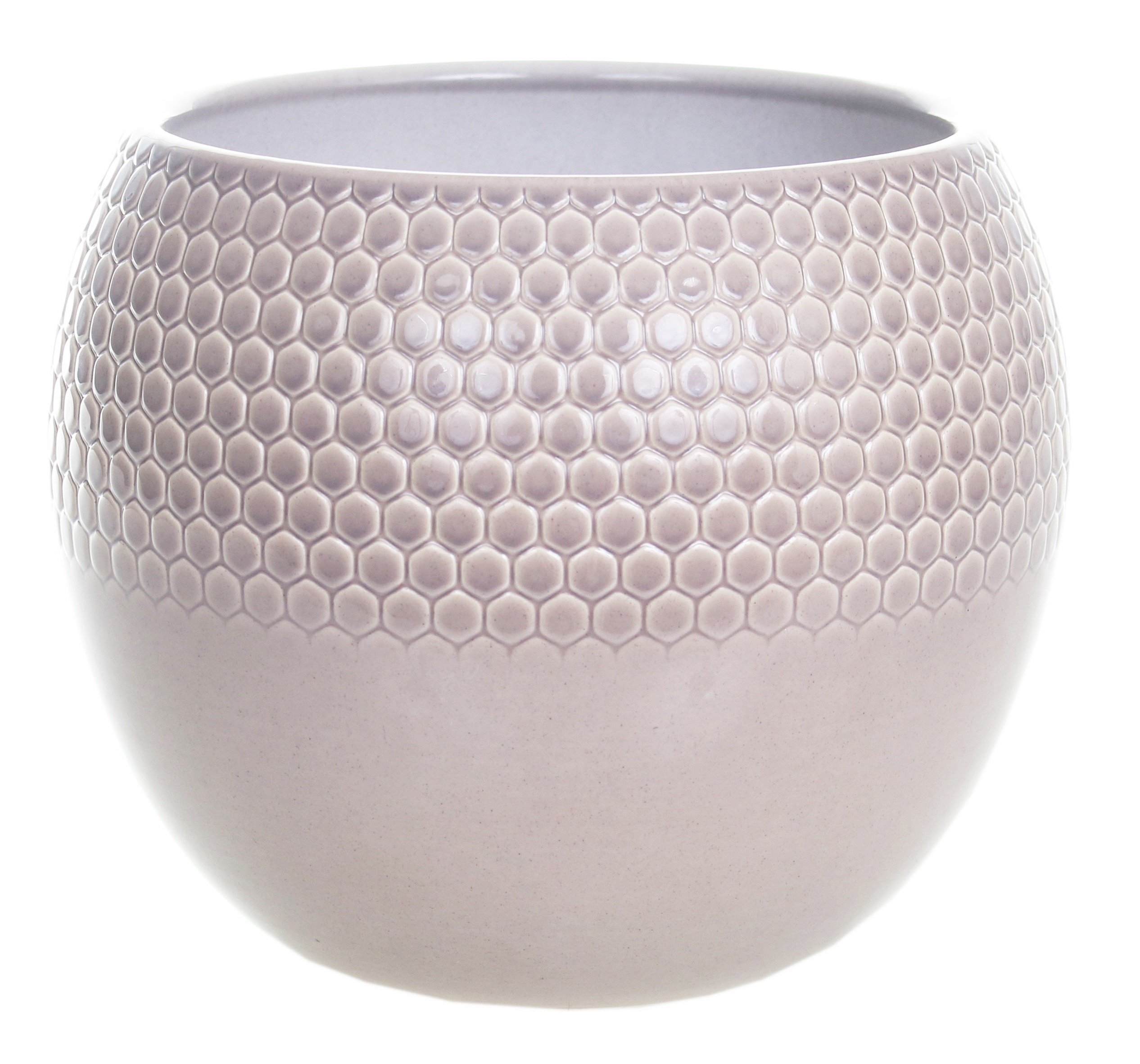 Кашпо GRIEBLING медова куля 13х14 см 1,8 л Сірий лазур (000006526)