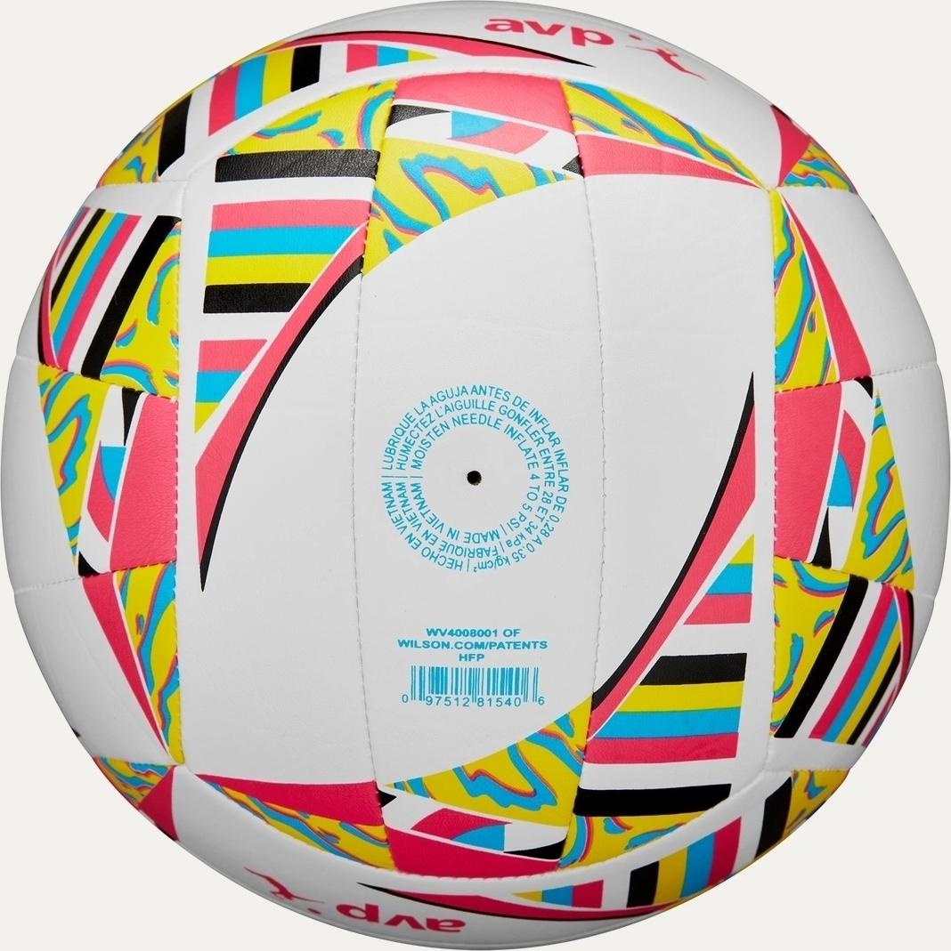 М'яч для пляжного волейболу Wilson AVP MOVEMENT VB р. 5 Біло-блакитний (WV4008001XBOF) - фото 6