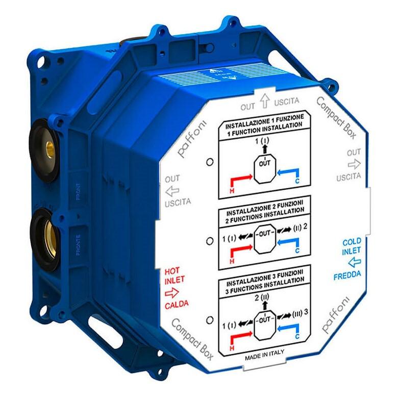 Скрытая часть термостатического смесителя Paffoni Compact box CPBOX 001 (173420)