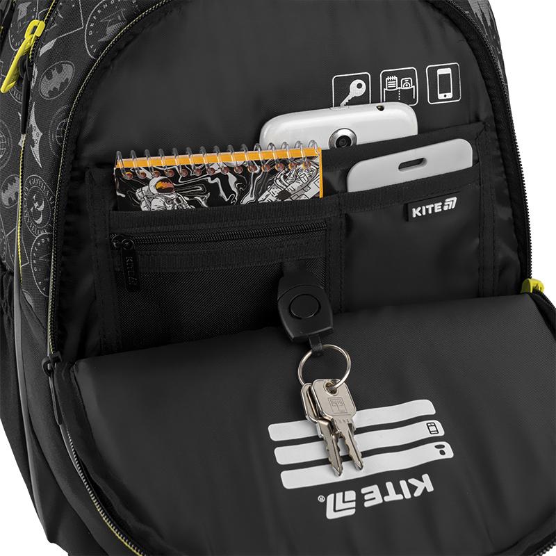 Рюкзак з ортопедичною спинкою для молодших класів KITE Education DC25-700M Batman (000995259) - фото 6 Рюкзак з ортопедичною спинкою для молодших класів KITE Education DC25-700M Batman (000995259) - фото 6
