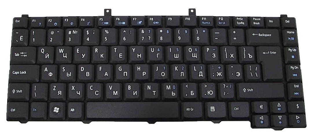 Клавиатура для ноутбука Acer Aspire 1670 матовая (KB.ASP07.014)
