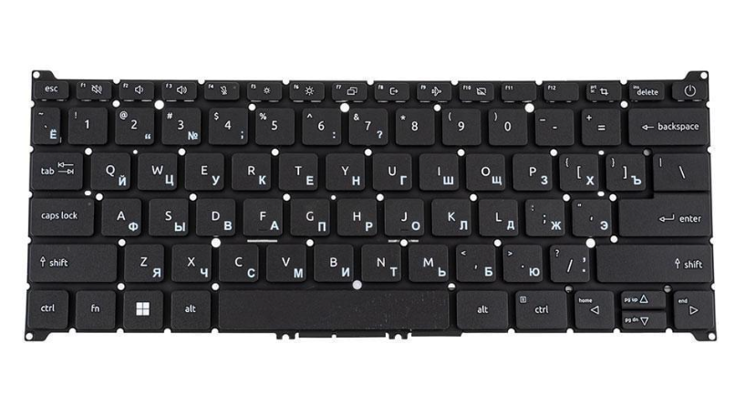Клавиатура для ноутбука Acer Predator PH517-52 rus без кадра с подсветкой клавиш RGB Black (163802)