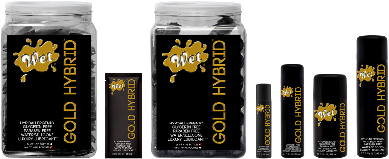 Лубрикант водно-силіконовий гібрид Wet Gold Hybrid 148 мл (WT43074) - фото 3