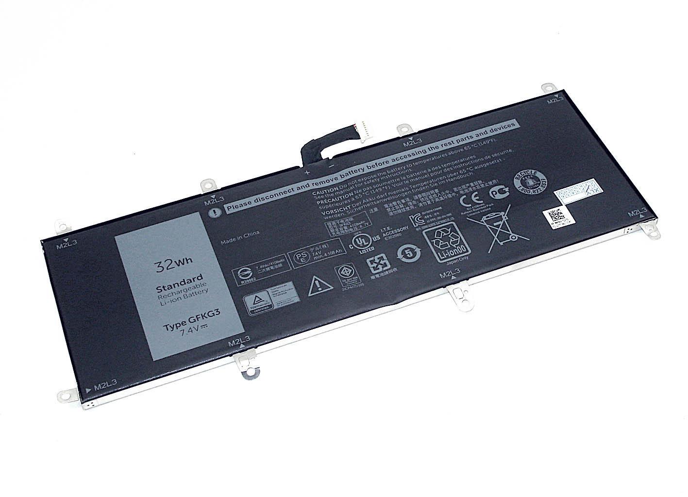 Аккумулятор для ноутбука Dell GFKG3 Venue 10 Pro 5056 7,4 V 4220 mAh 8pin