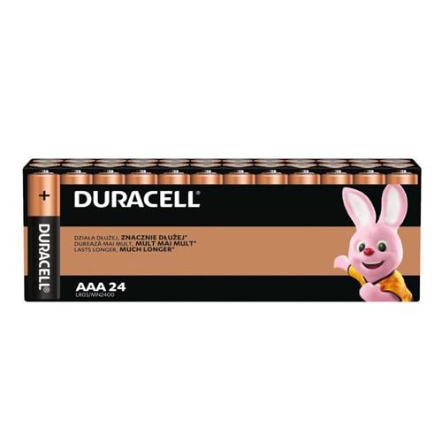 Батарейки лужні Duracell AAA LR06 MN1500 24 шт.