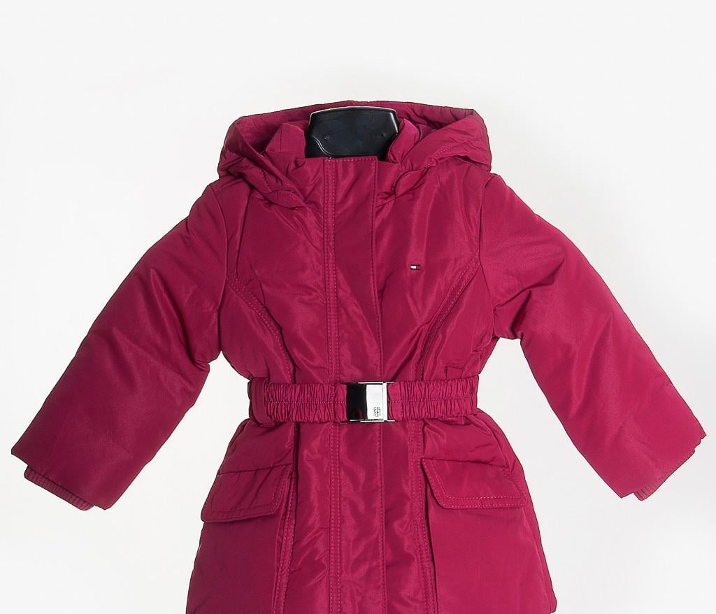 Пуховик детский Tommy Hilfiger GJ57114445х23 80 см Малиновый (98422)