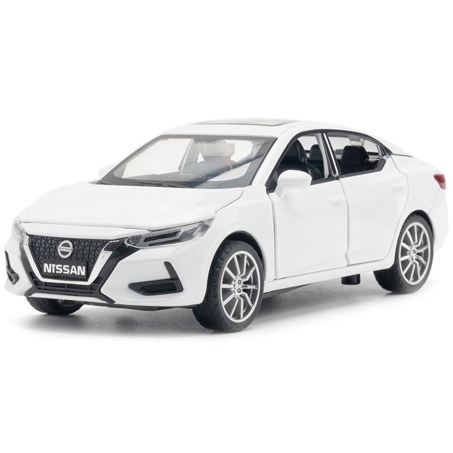 Игрушечная машинка металлическая Автомобиля Nissan Sylphy 1:32 масштабная коллекционная модель Белый (28443495)