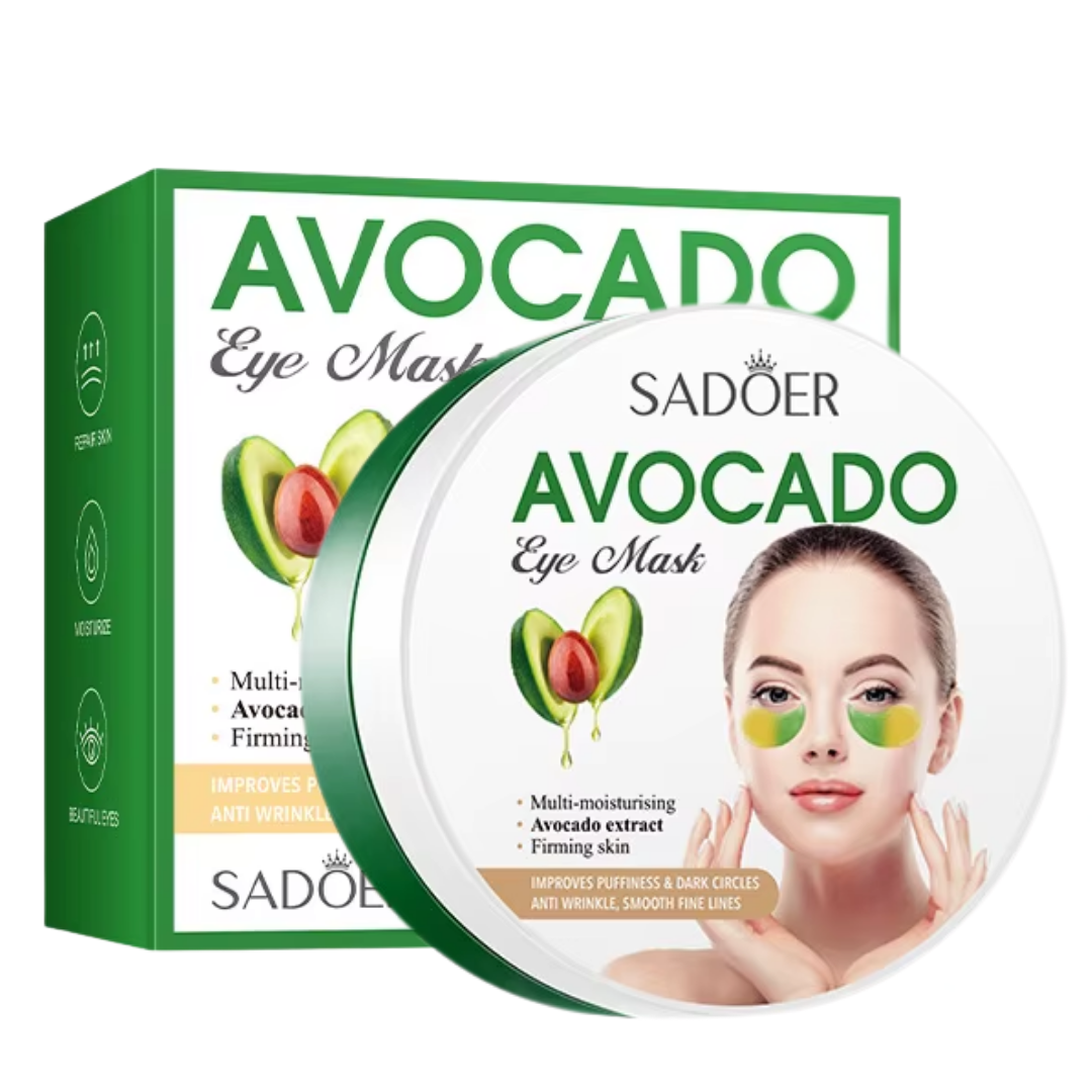 Патчі для шкіри навколо очей зволожувальні Sadoer Avocado Eye Mask 60 шт. (13353412)