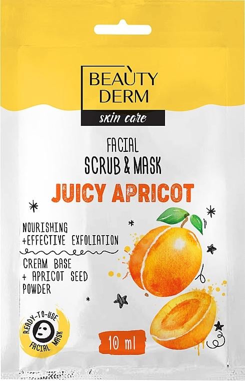 Маска-скраб для лица Beautyderm Juicy Apricot 10 мл (13758)