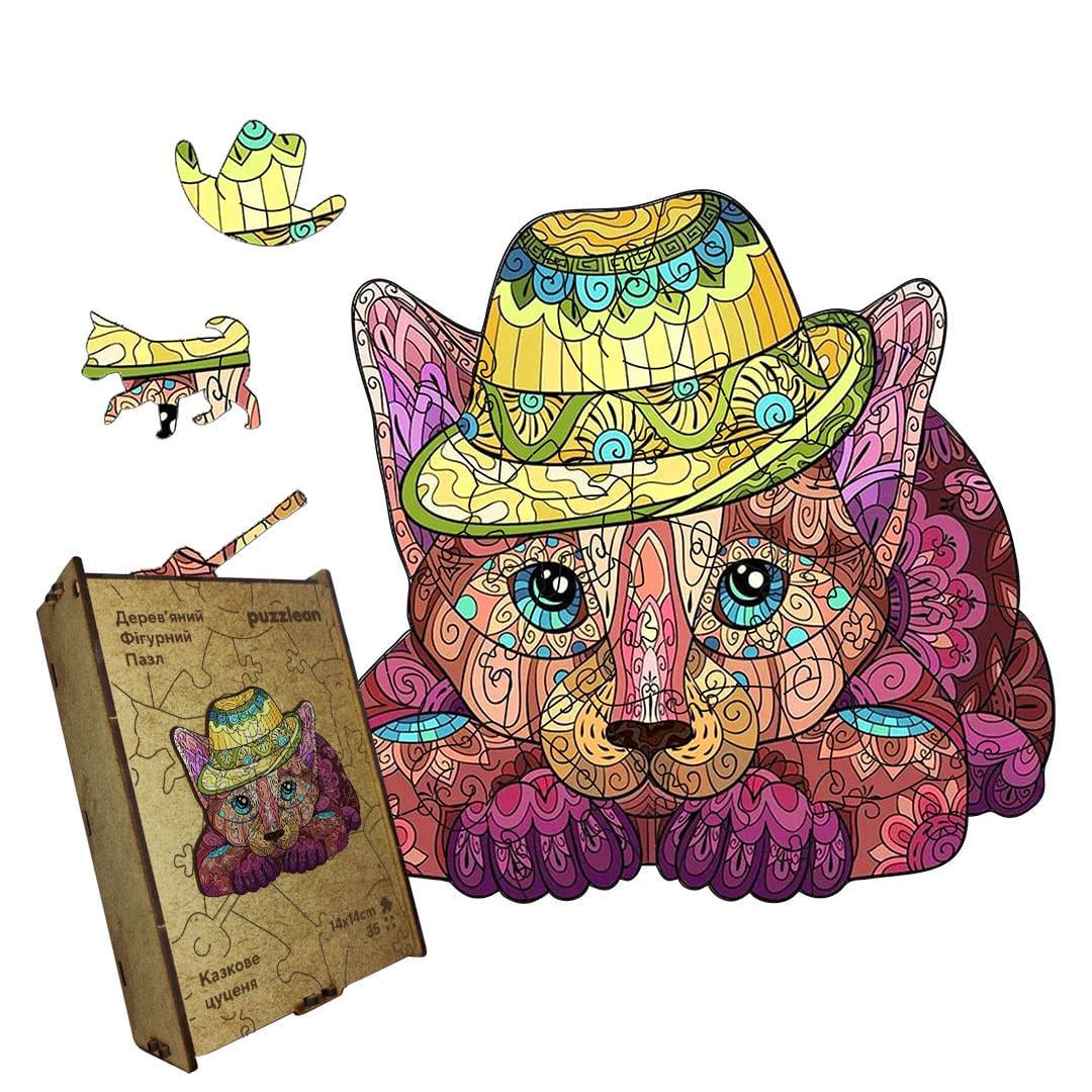 Пазл дерев'яний Казкове Цуценя А5 дерев'яна коробка 35 елементів Пазл дерев'яний Казкове Цуценя А5 дерев'яна коробка 35 елементів