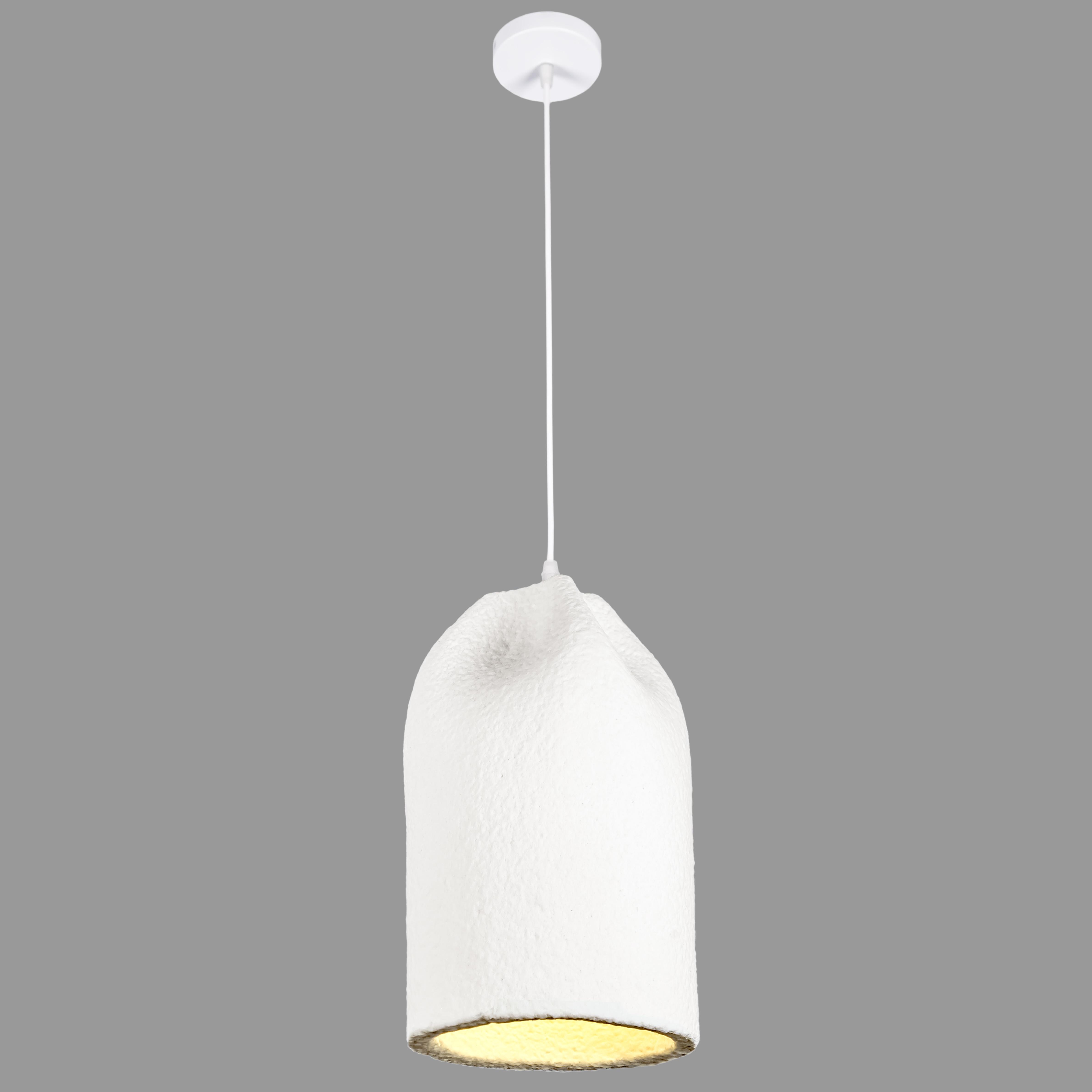 Люстра гипсовая Wabi-Sabi 22х36 см Белый (909-XL3585 (220) WH)