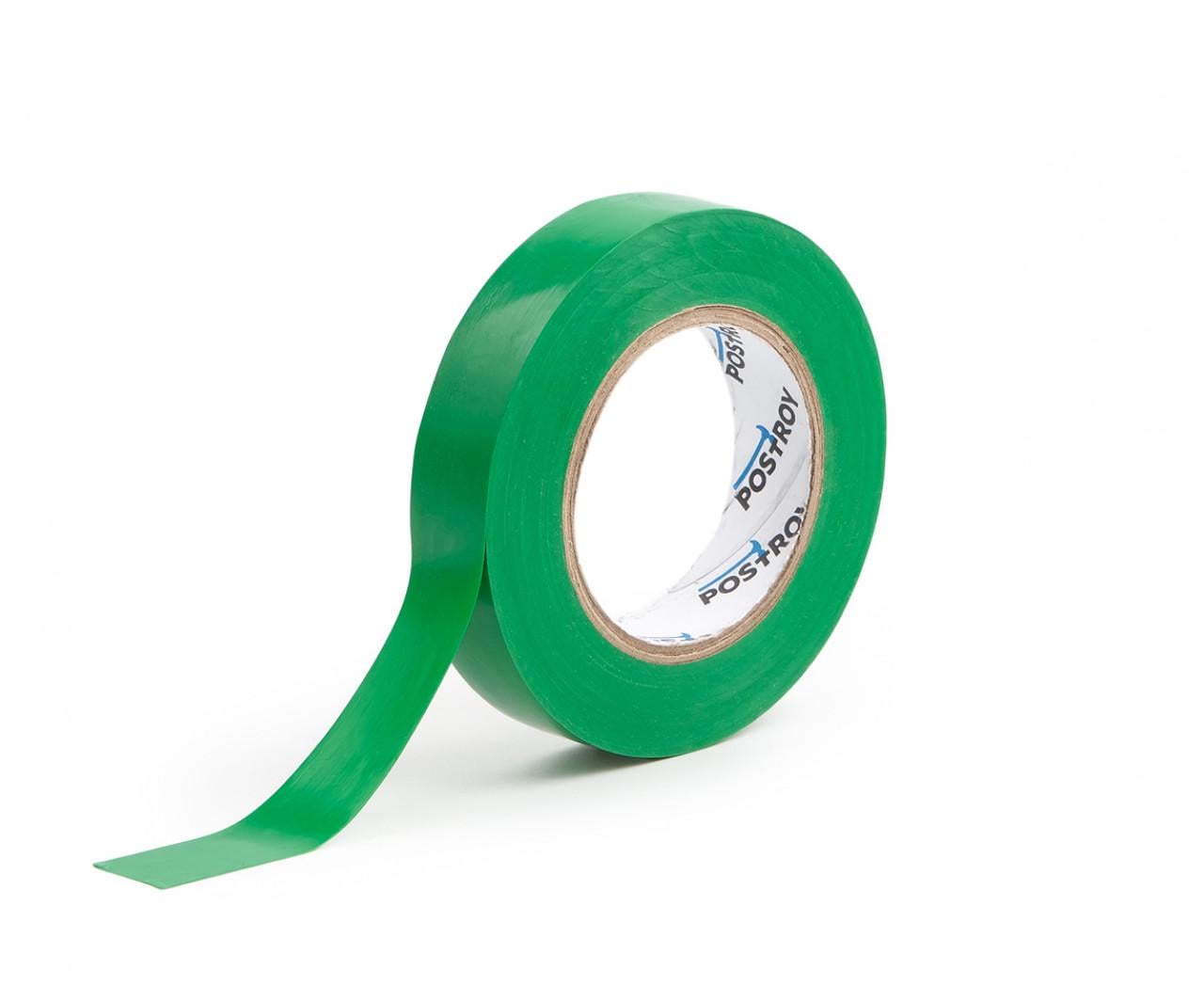 Лента изоляционная Postroy Polax 50 м Green (IT-50306)
