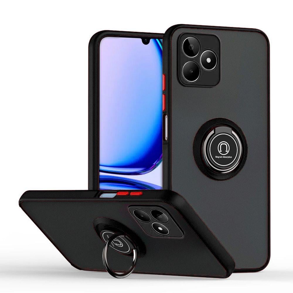 Защитный чехол MatteLuxe Realme C53 (с кольцом) Black (34663-2B)