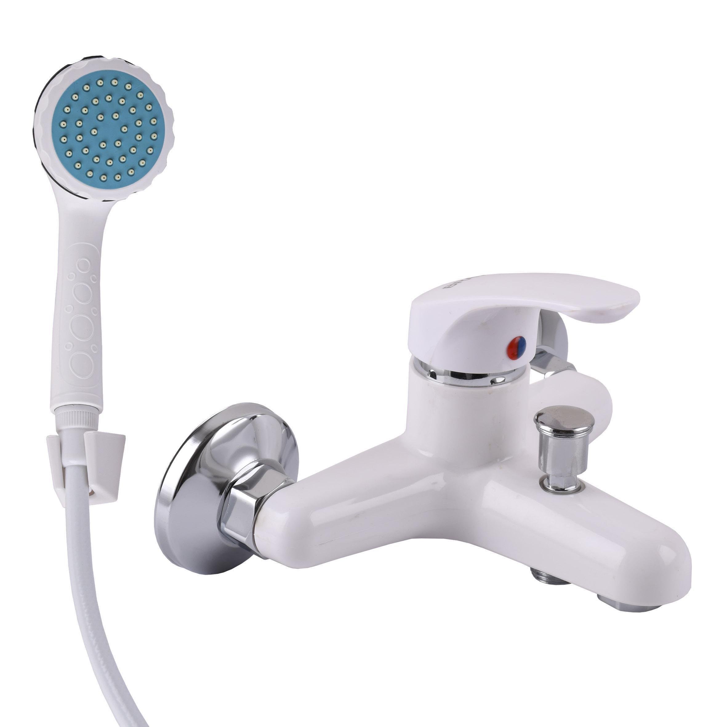 Смеситель для ванны Bravo BO-00-102 термостойкий пластик Белый (24356)