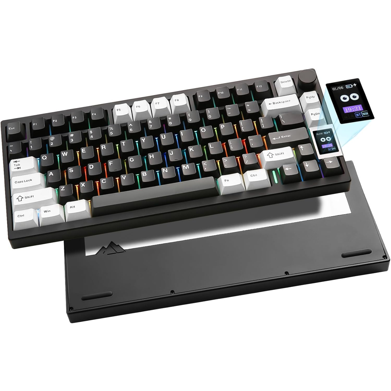 Клавіатура бездротова YUNZII AL80 QMK/VIA Aluminum Cocoa Cream V2 Switch Black (2000209) - фото 3 Клавіатура бездротова YUNZII AL80 QMK/VIA Aluminum Cocoa Cream V2 Switch Black (2000209) - фото 3