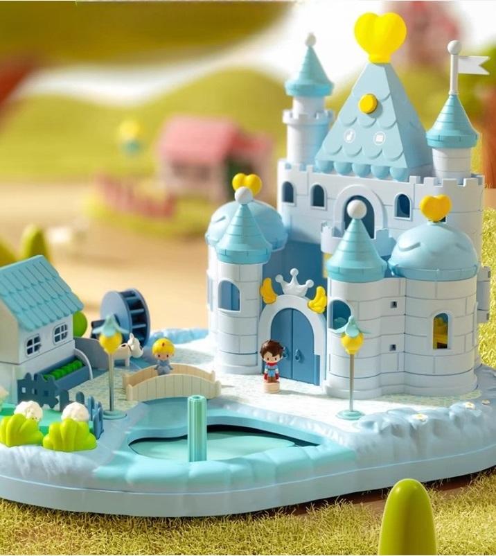 Магнітний ігровий набір-замок Чарівне королівство Блакитний (7572) - фото 2 Магнітний ігровий набір-замок Чарівне королівство Блакитний (7572) - фото 2