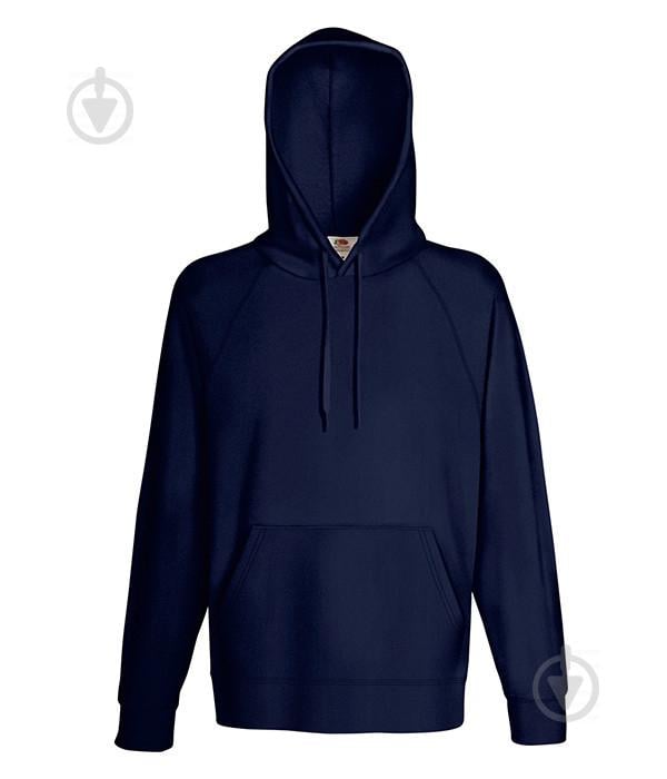 Худи Fruit of the Loom Lightweight hooded sweat M Глубокий Темно-Синий (0621400AZM)