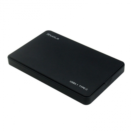 Внешний карман ShuoLe U25Q731-T для HDD SSD 2.5" SATA USB 3.1 Type-C 5 Гбит/с