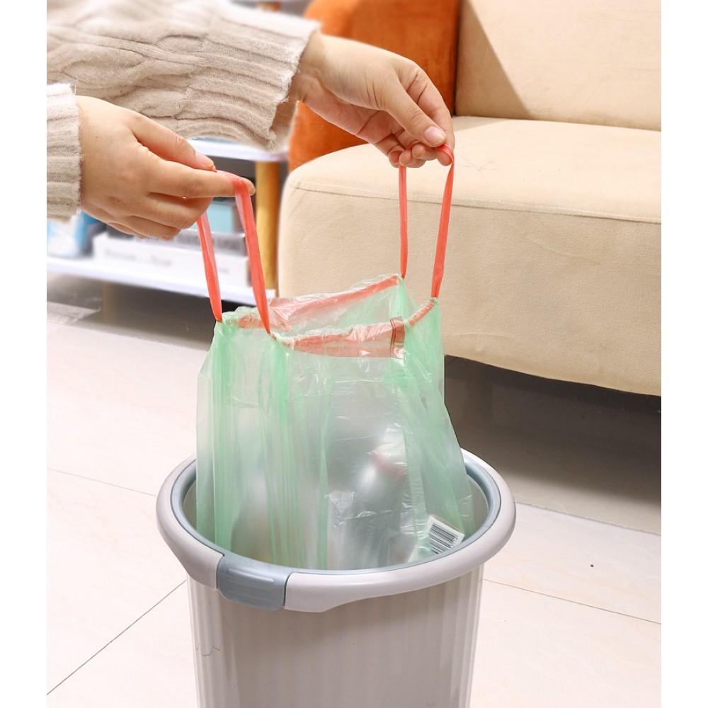 Набор полиэтиленовых пакетов для мусора с ручками на 20 л 5 рулонов по 13 шт. Мультиколор - фото 10