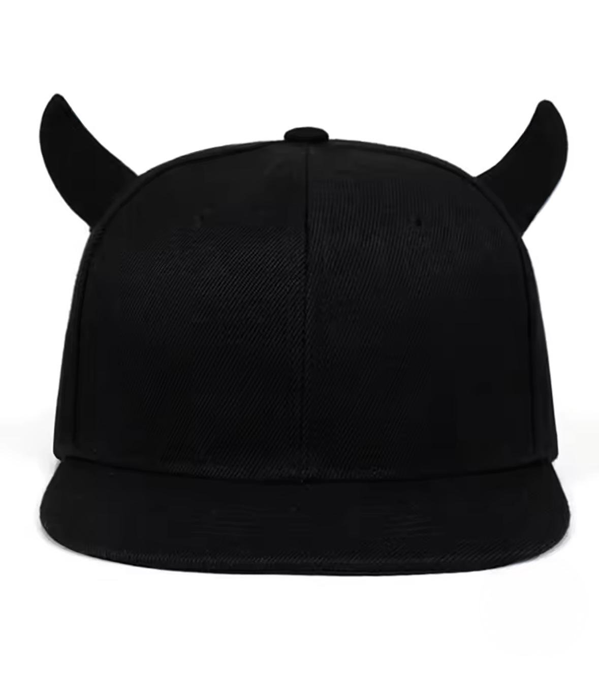 Кепка снепбек Wuke Роги з прямим козирком унісекс one size Чорний - фото 2 Кепка снепбек Wuke Роги з прямим козирком унісекс one size Чорний - фото 2