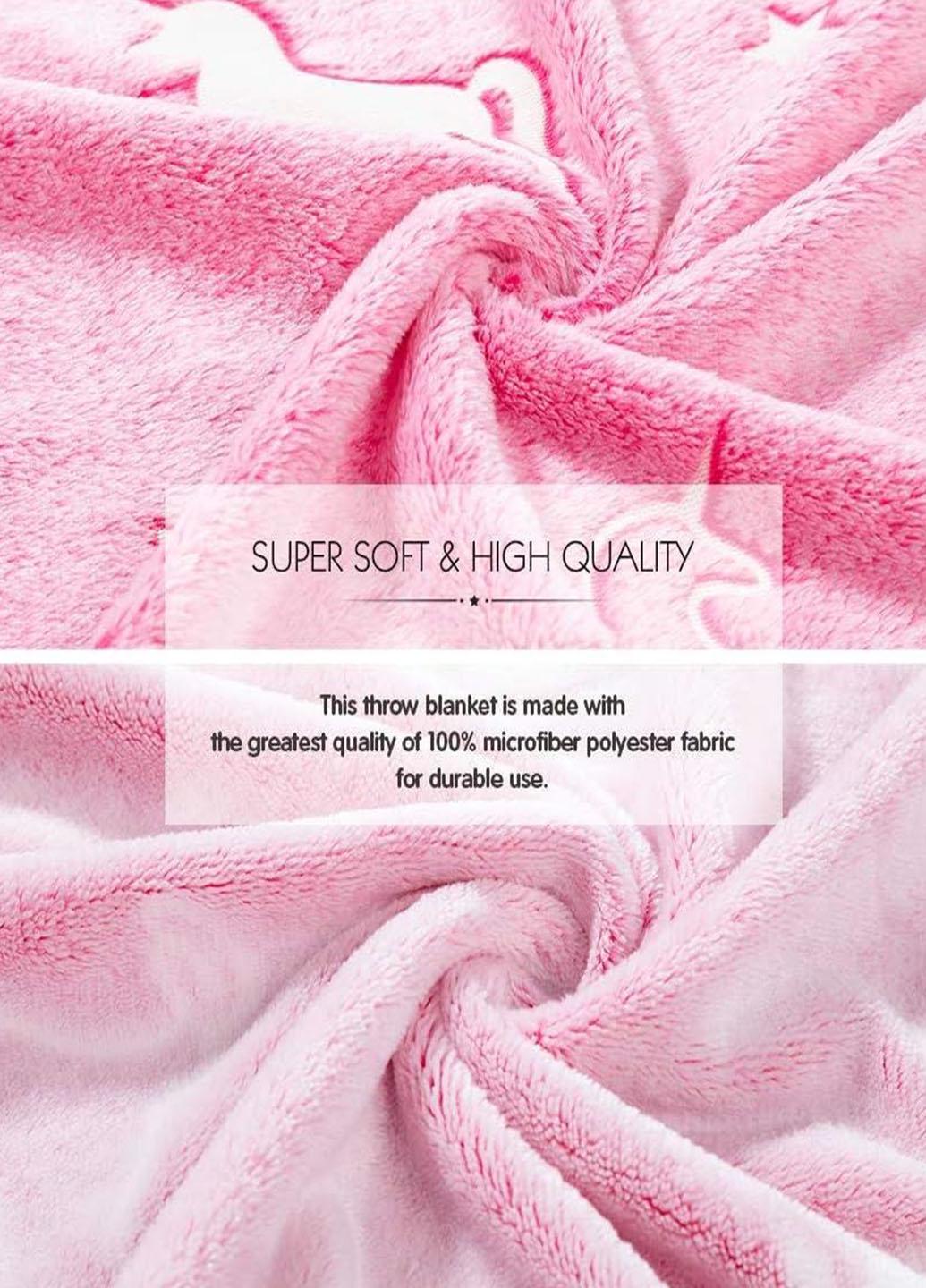 Плед детский Rozia Magic Blanket микрофибра Розовый (2122) - фото 9 Плед детский Rozia Magic Blanket микрофибра Розовый (2122) - фото 9