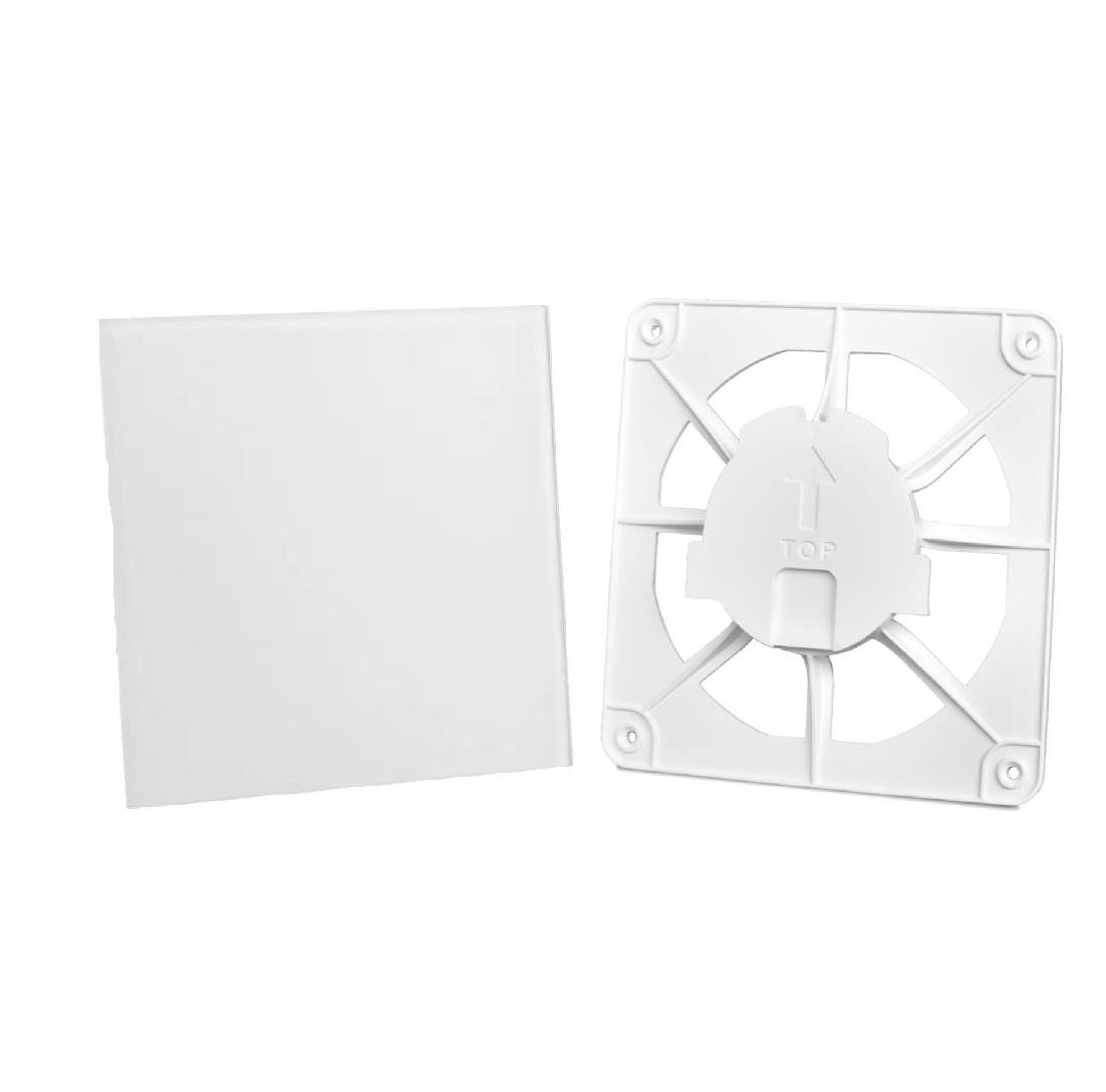 Вентиляційна решітка AirRoxy dRim grill та пластикова ABS панель Білий глянцевий (02-300183)